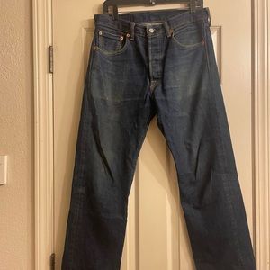 Men’s 501 Levi button fly jeans size 32x32